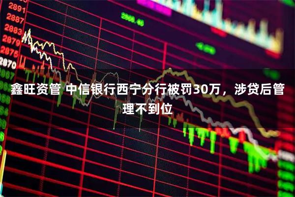 鑫旺资管 中信银行西宁分行被罚30万，涉贷后管理不到位